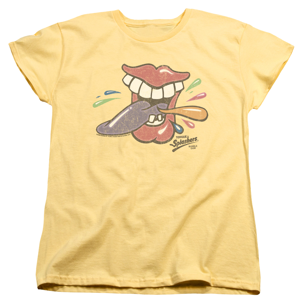 Dubble Bubble Rolling Tongue - Women's T-Shirt Women's T-Shirt Dubble Bubble