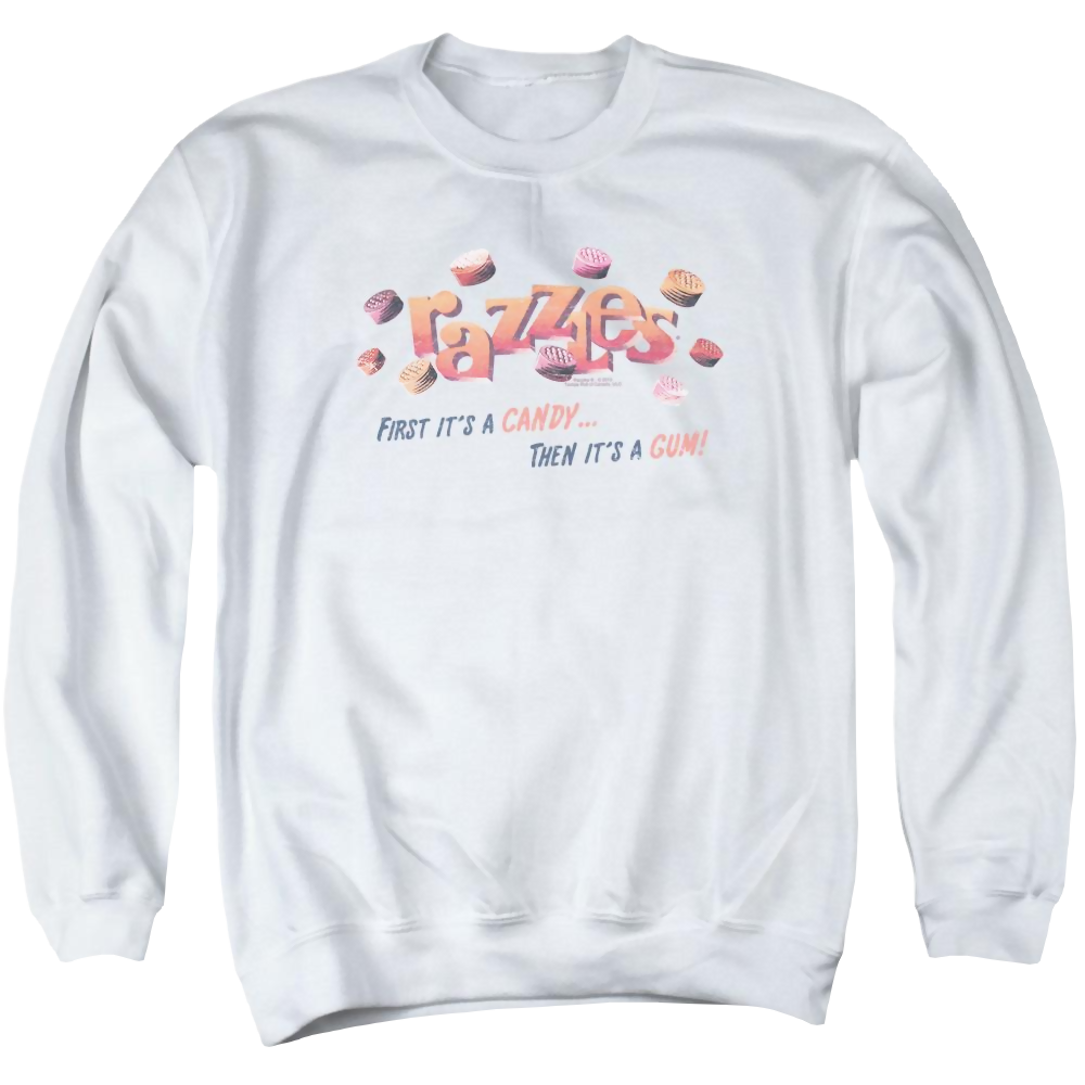 Dubble Bubble A Gum And A Candy - Men's Crewneck Sweatshirt Men's Crewneck Sweatshirt Dubble Bubble