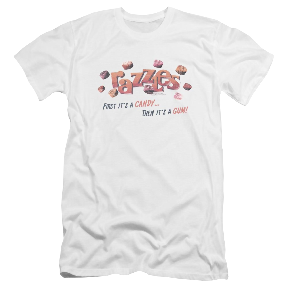 Dubble Bubble A Gum And A Candy - Men's Premium Slim Fit T-Shirt Men's Premium Slim Fit T-Shirt Dubble Bubble