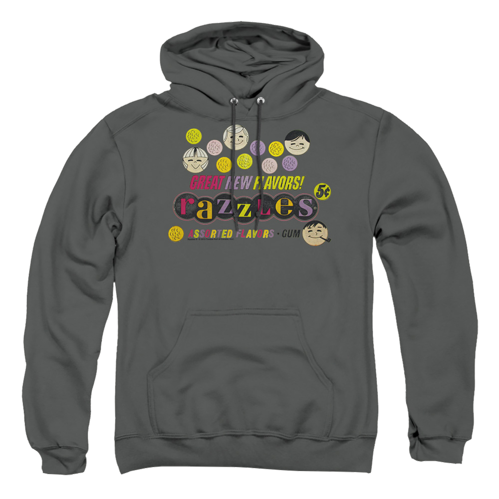 Dubble Bubble Razzles Retro Box - Pullover Hoodie Pullover Hoodie Dubble Bubble