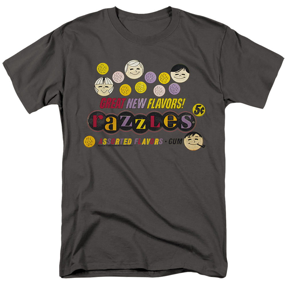 Dubble Bubble Razzles Retro Box - Men's Regular Fit T-Shirt Men's Regular Fit T-Shirt Dubble Bubble