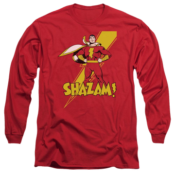 DC Comics Shazam! - Men's Long Sleeve T-Shirt Men's Long Sleeve T-Shirt Shazam