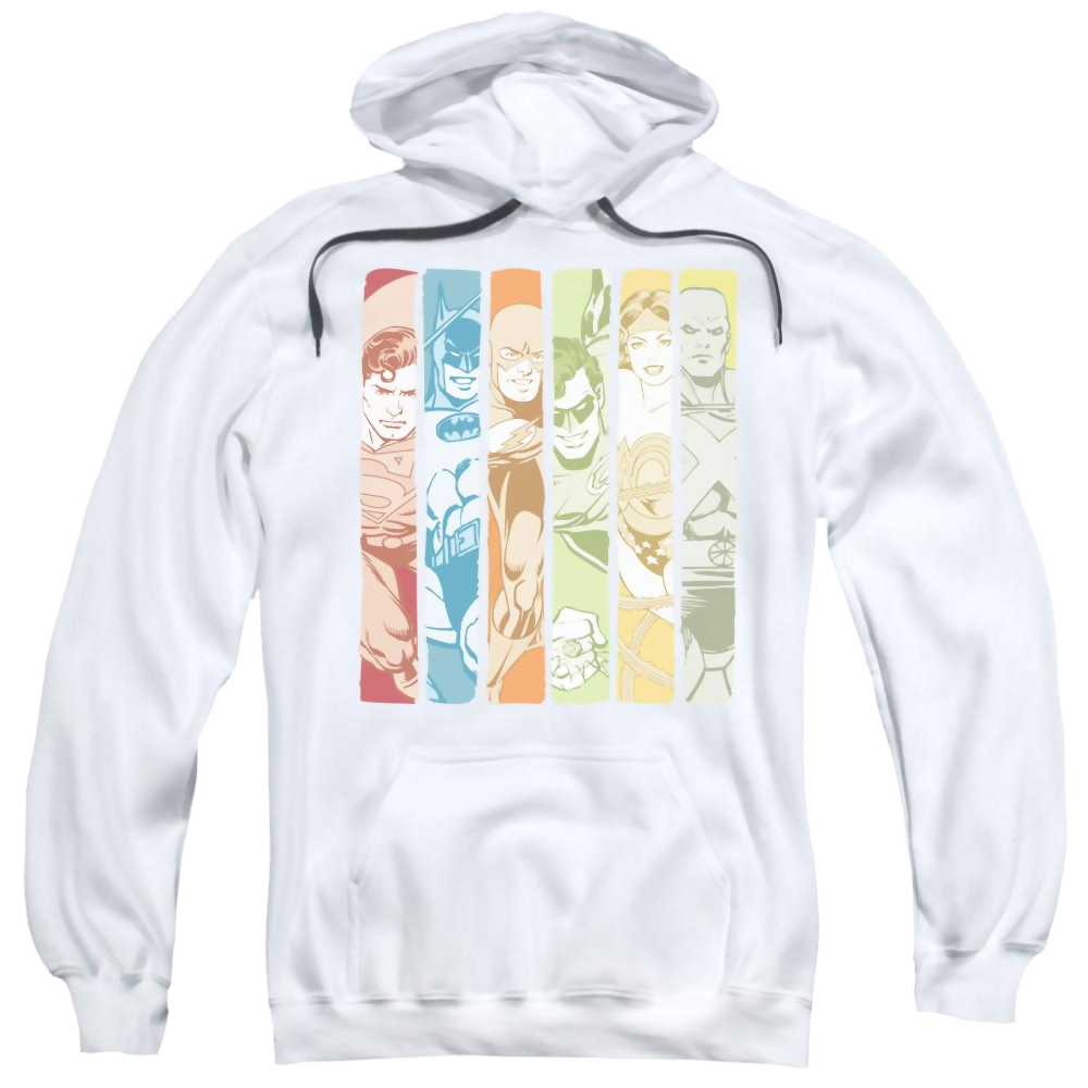 DC Comics Justice League Columns - Pullover Hoodie Pullover Hoodie Justice League