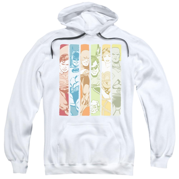 DC Comics Justice League Columns - Pullover Hoodie Pullover Hoodie Justice League