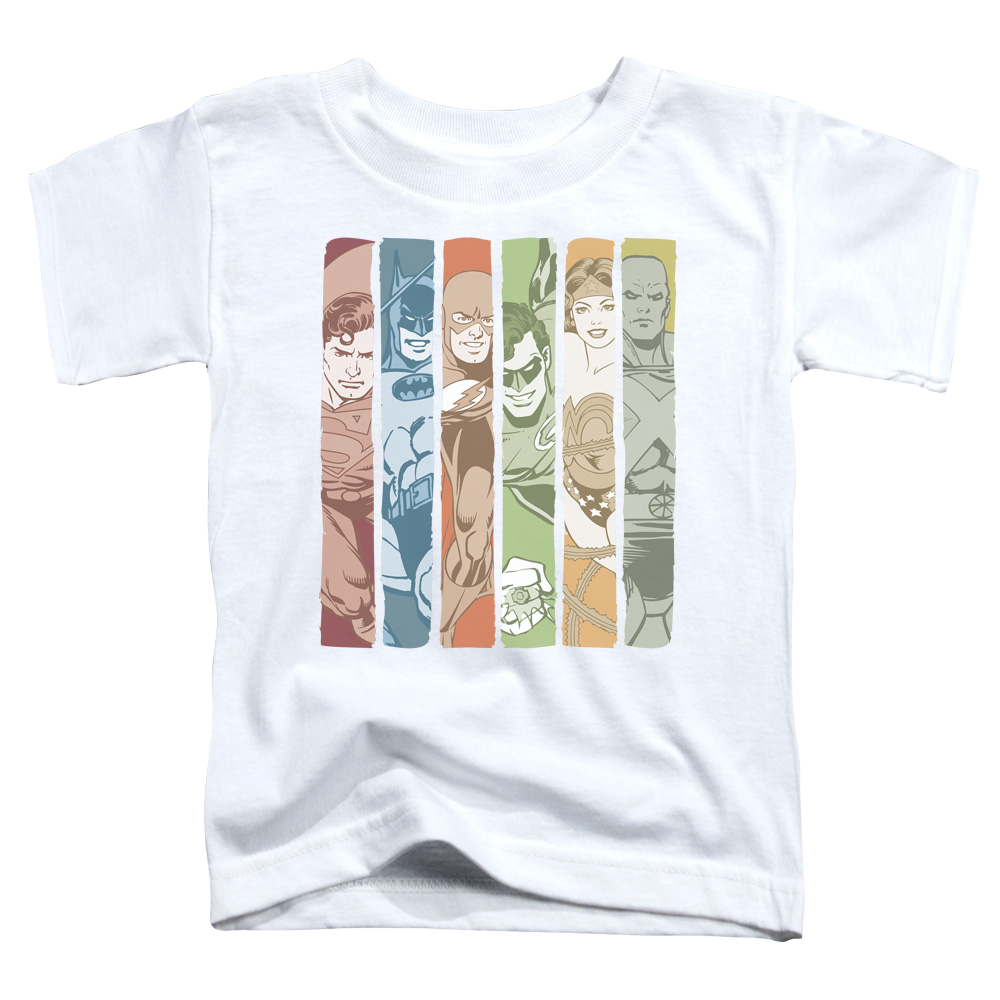 Justice League Justice League Columns - Kid's T-Shirt Kid's T-Shirt (Ages 4-7) Justice League