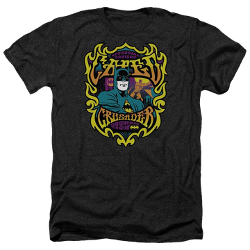 Charcoal men's heather t-shirt with Batman DC Comics Appearing Tonight graphic