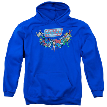 DC Comics Here They Come - Pullover Hoodie Pullover Hoodie Justice League
