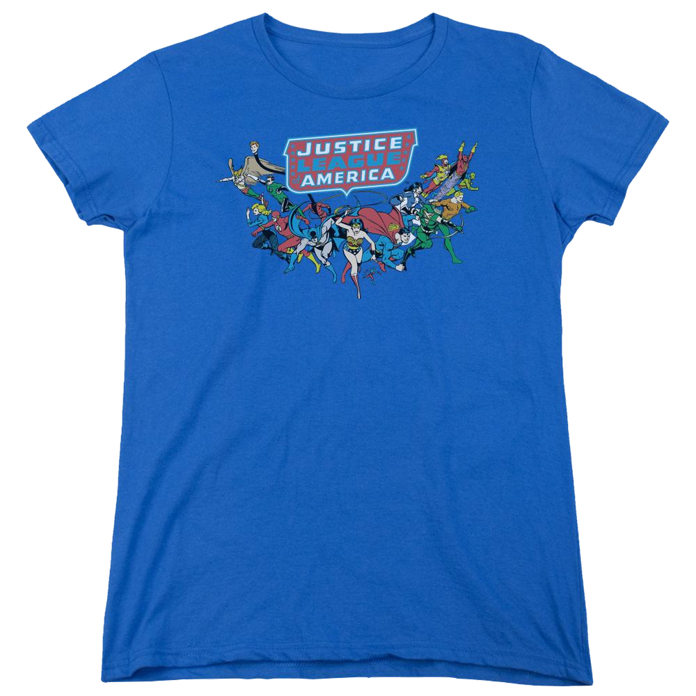 DC Comics Here They Come - Women's T-Shirt Women's T-Shirt Justice League