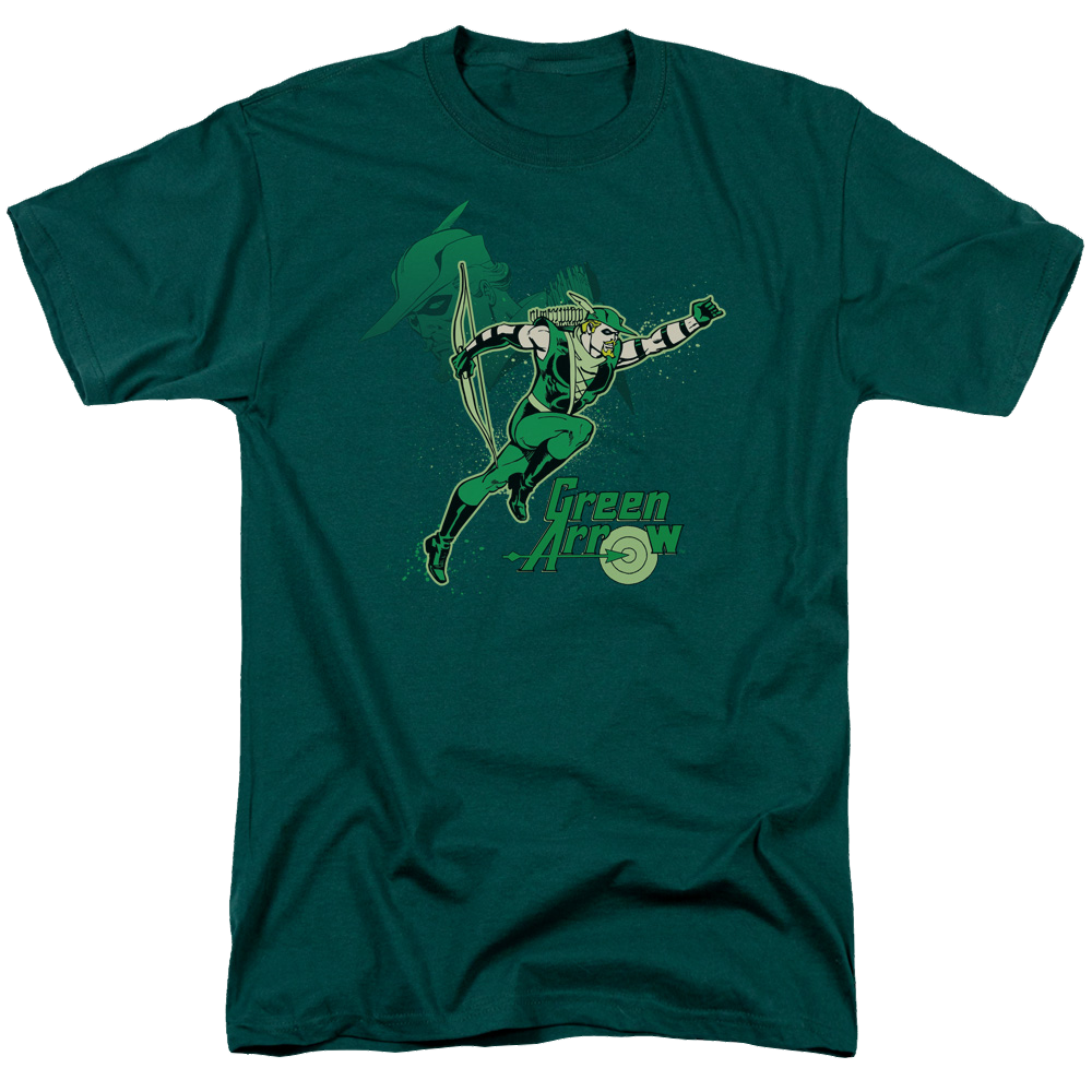 Green Arrow Green Arrow In Action - Men's Regular Fit T-Shirt Men's Regular Fit T-Shirt Green Arrow