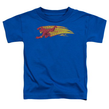 Royal toddler t-shirt with The Flash Fastest Man Alive graphic