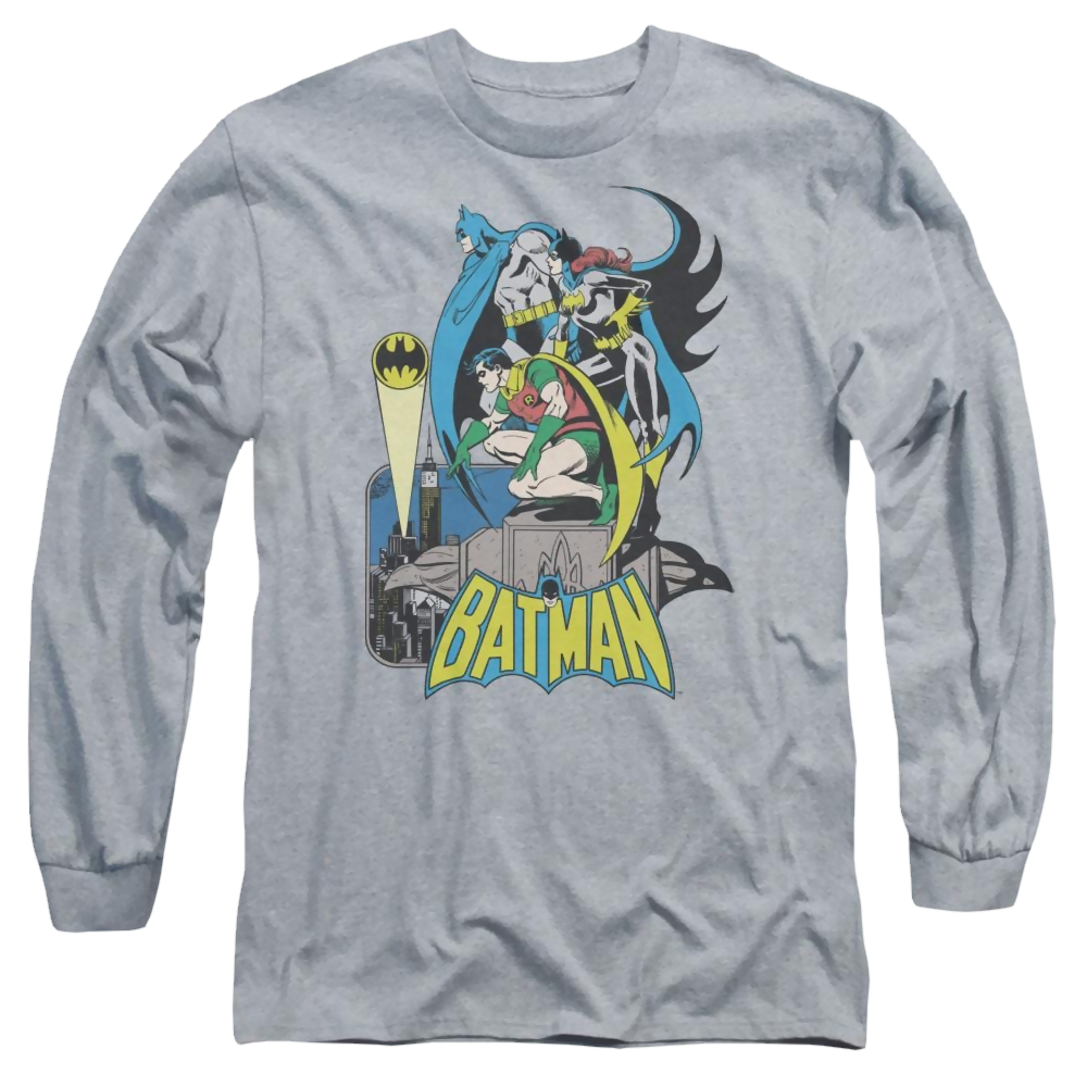 DC Comics Heroic Trio - Men's Long Sleeve T-Shirt Men's Long Sleeve T-Shirt Batman