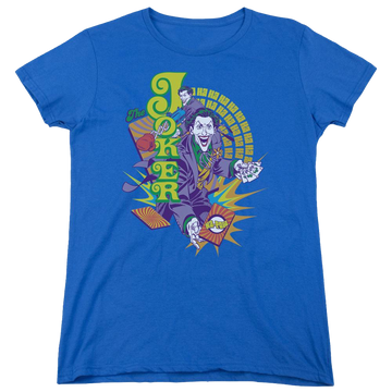Royal women's t-shirt with Joker DC Comics Raw Deal graphic