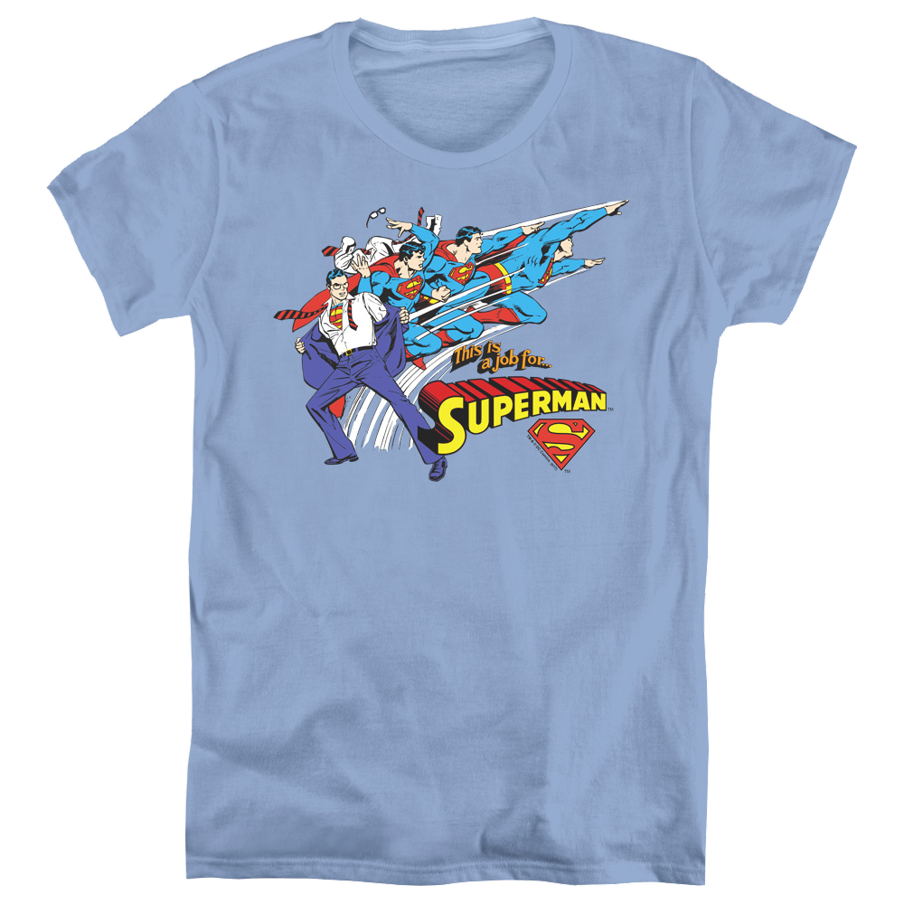 Superman Quick Change - Women's T-Shirt Women's T-Shirt Superman