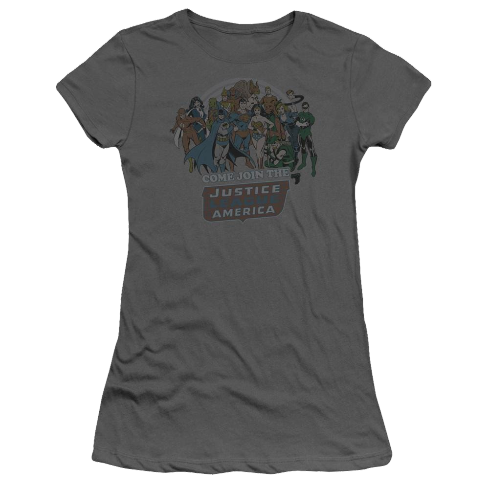 DC Comics Join The Justice League - Juniors T-Shirt Juniors T-Shirt Justice League