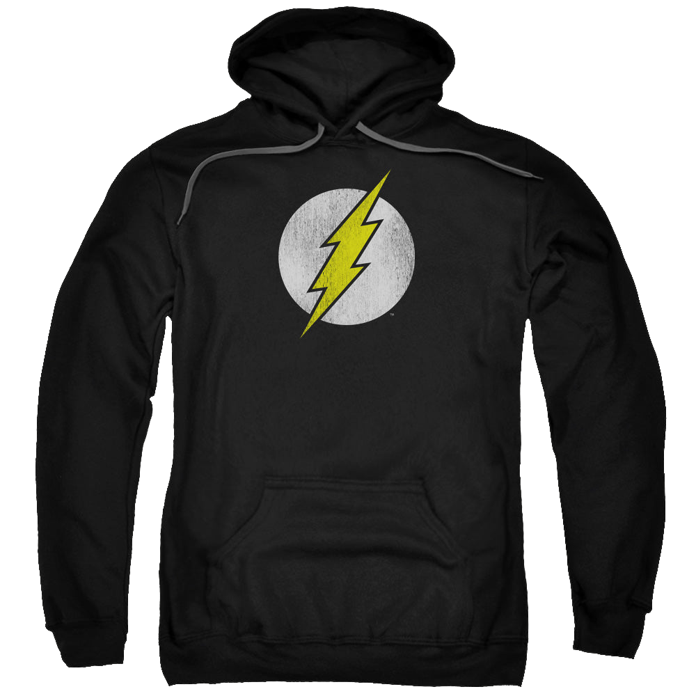 Flash, The Flash Logo Distressed - Pullover Hoodie Pullover Hoodie The Flash