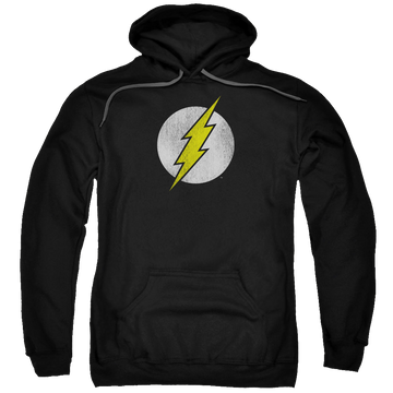 Flash, The Flash Logo Distressed - Pullover Hoodie Pullover Hoodie The Flash