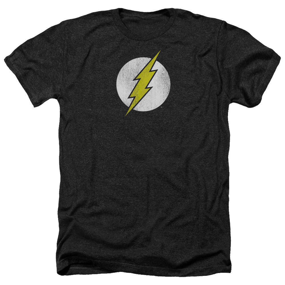 Flash, The Flash Logo Distressed - Men's Heather T-Shirt Men's Heather T-Shirt The Flash