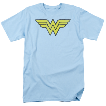 Wonder Woman Ww Logo Distressed - Men's Regular Fit T-Shirt Men's Regular Fit T-Shirt Wonder Woman