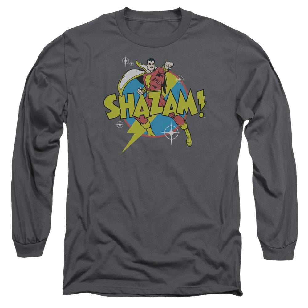 DC Comics Power Bolt - Men's Long Sleeve T-Shirt Men's Long Sleeve T-Shirt Shazam