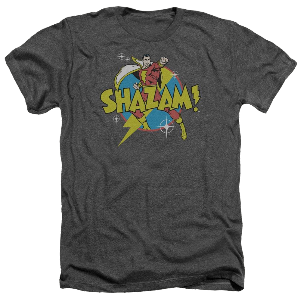 DC Comics Power Bolt - Men's Heather T-Shirt Men's Heather T-Shirt Shazam