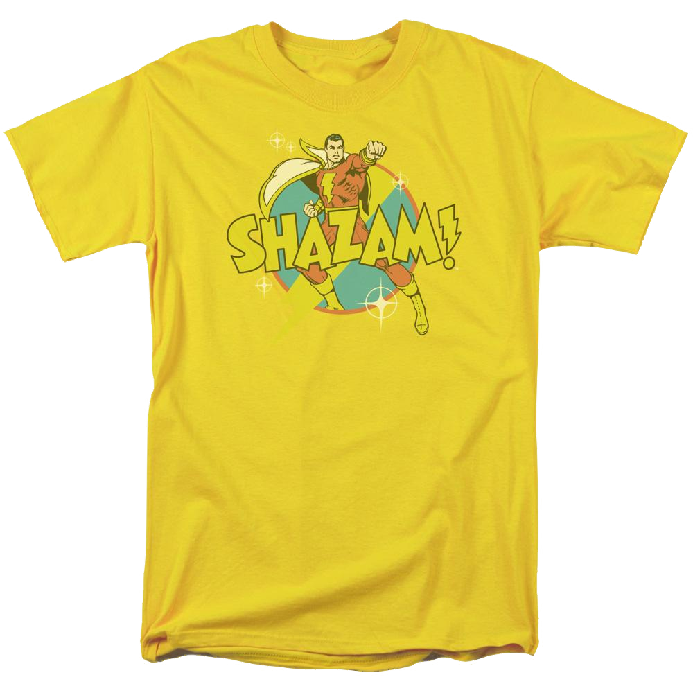 DC Comics Power Bolt - Men's Regular Fit T-Shirt Men's Regular Fit T-Shirt Shazam