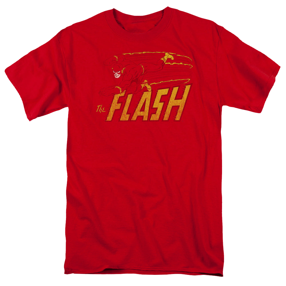 Flash, The Flash Speed Distressed - Men's Regular Fit T-Shirt Men's Regular Fit T-Shirt The Flash
