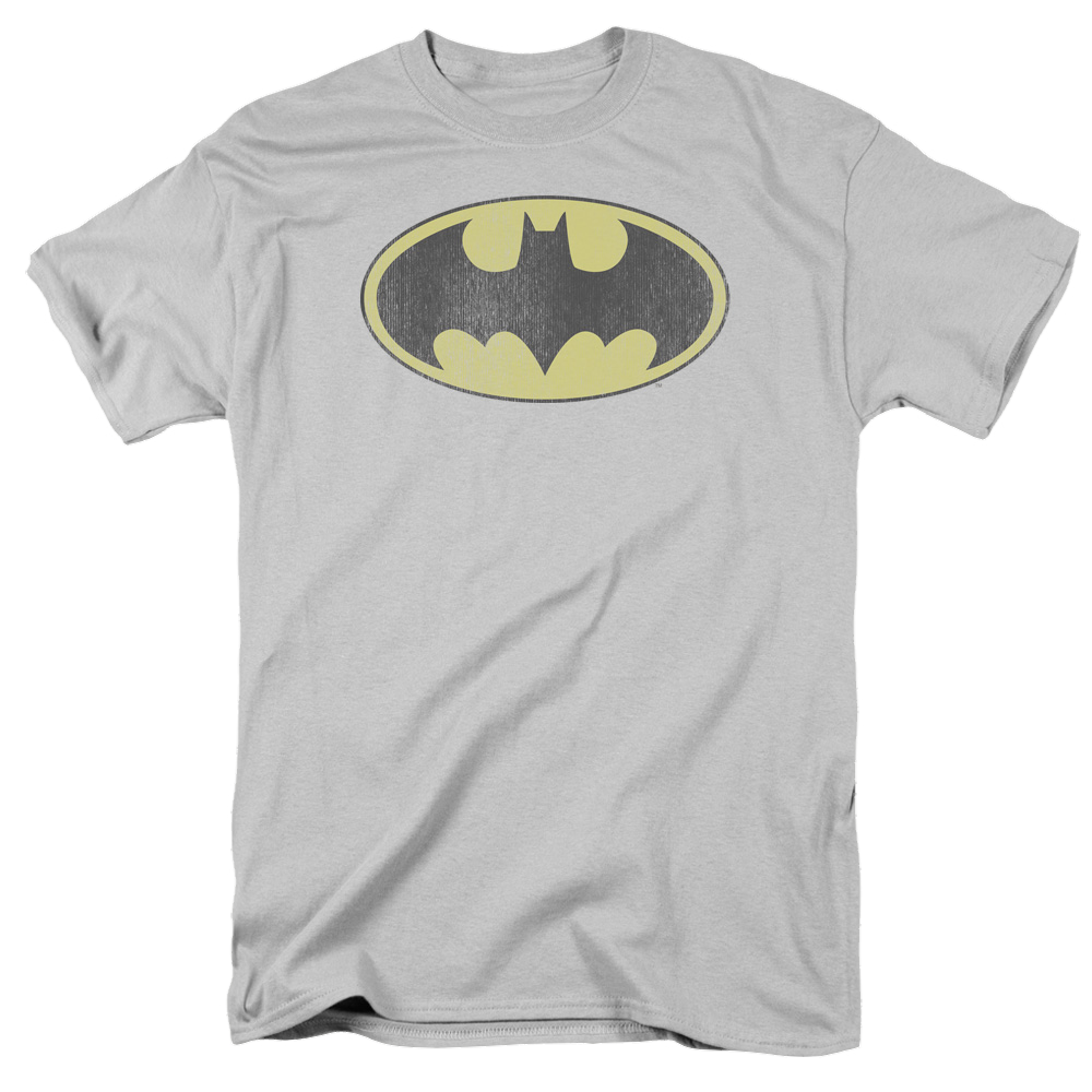 Dc Batman Retro Bat Logo Distressed - Men's Regular Fit T-Shirt Men's Regular Fit T-Shirt Batman