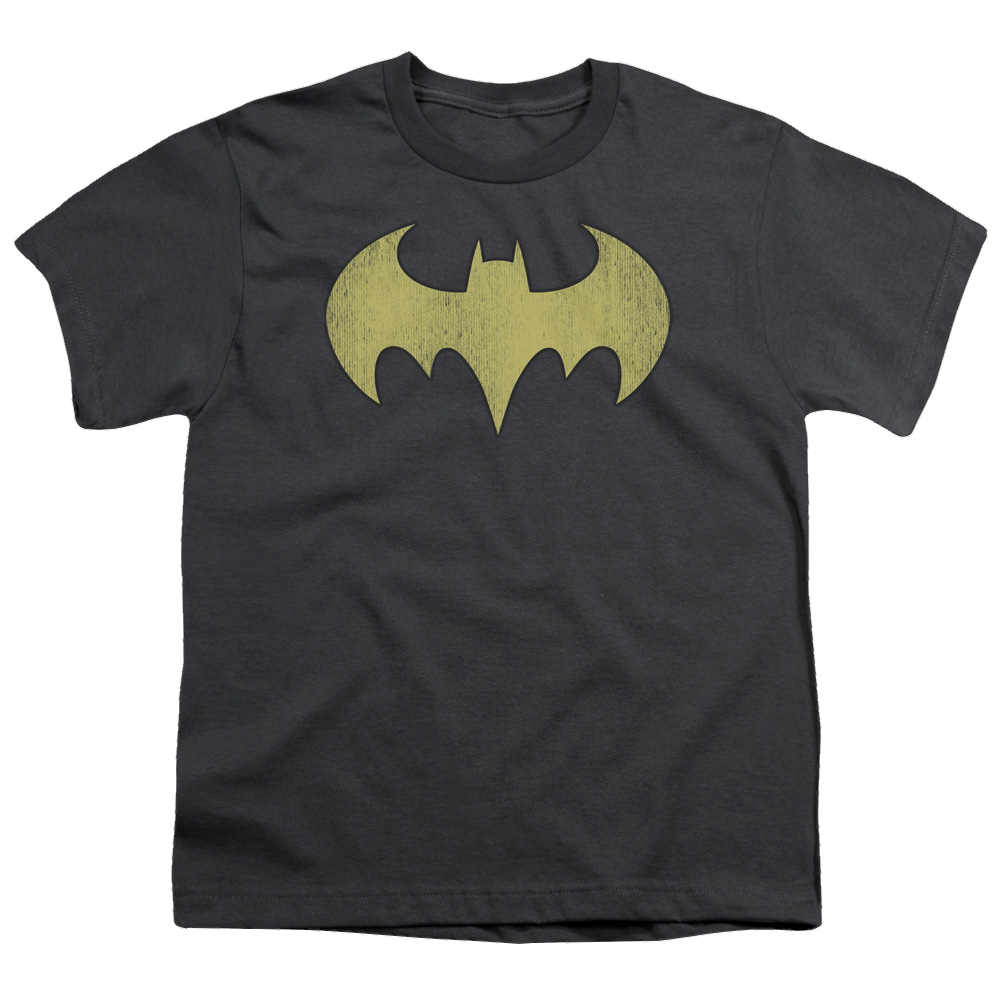 Batgirl Batgirl Logo Distressed - Youth T-Shirt Youth T-Shirt (Ages 8-12) Batman