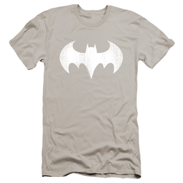 Batgirl Batgirl Logo Distressed - Men's Premium Slim Fit T-Shirt Men's Premium Slim Fit T-Shirt Batman