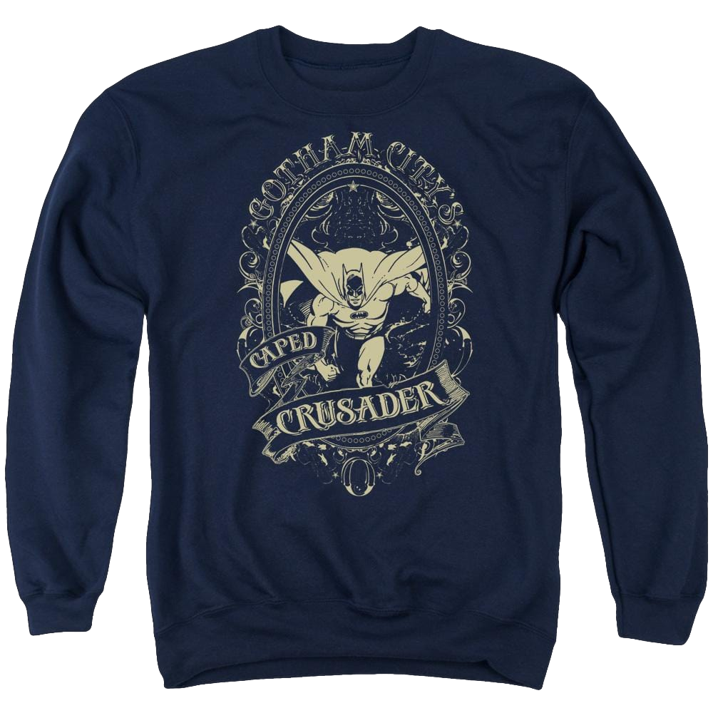 DC Comics Gotham Crusader - Men's Crewneck Sweatshirt Men's Crewneck Sweatshirt Batman