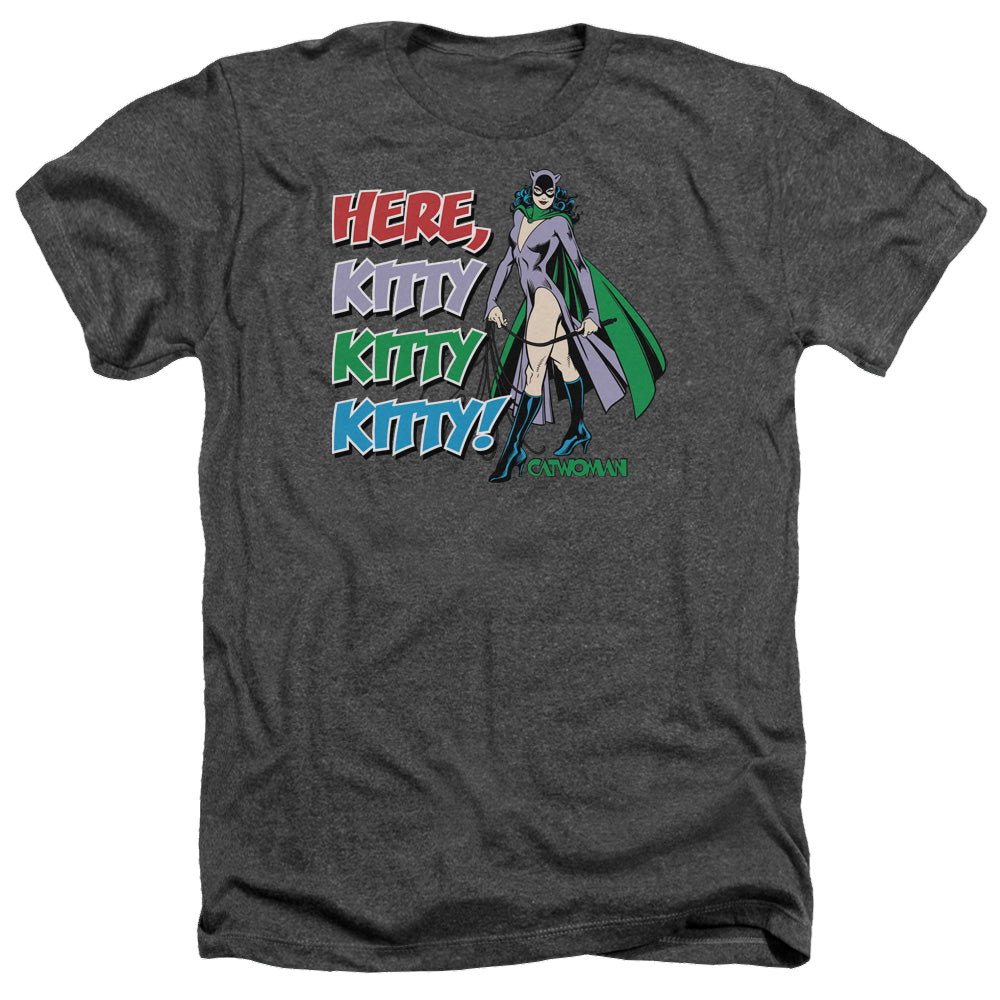Catwoman Here Kitty - Men's Heather T-Shirt Men's Heather T-Shirt Catwoman