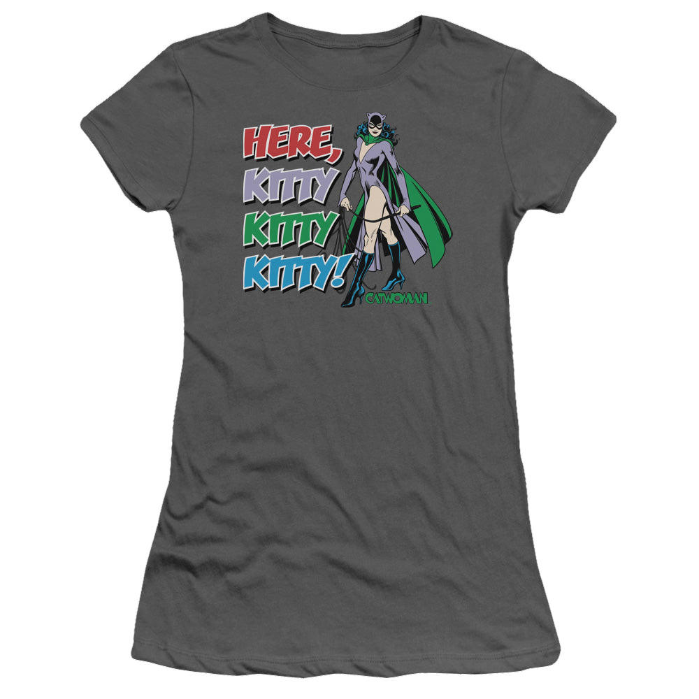 Catwoman Here Kitty - Juniors T-Shirt Juniors T-Shirt Catwoman