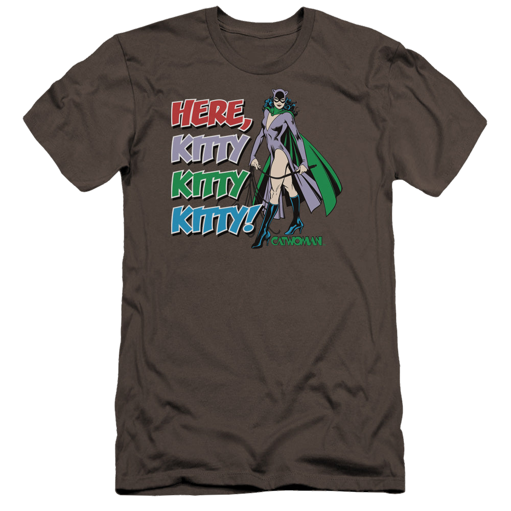 Catwoman Here Kitty - Men's Premium Slim Fit T-Shirt Men's Premium Slim Fit T-Shirt Catwoman