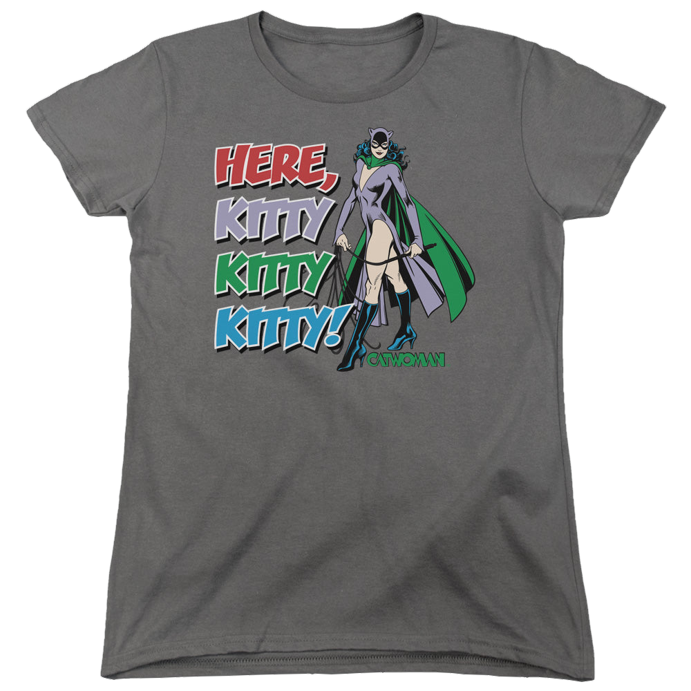 Catwoman Here Kitty - Women's T-Shirt Women's T-Shirt Catwoman