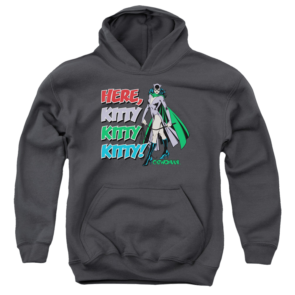 Catwoman Here Kitty - Youth Hoodie Youth Hoodie (Ages 8-12) Catwoman