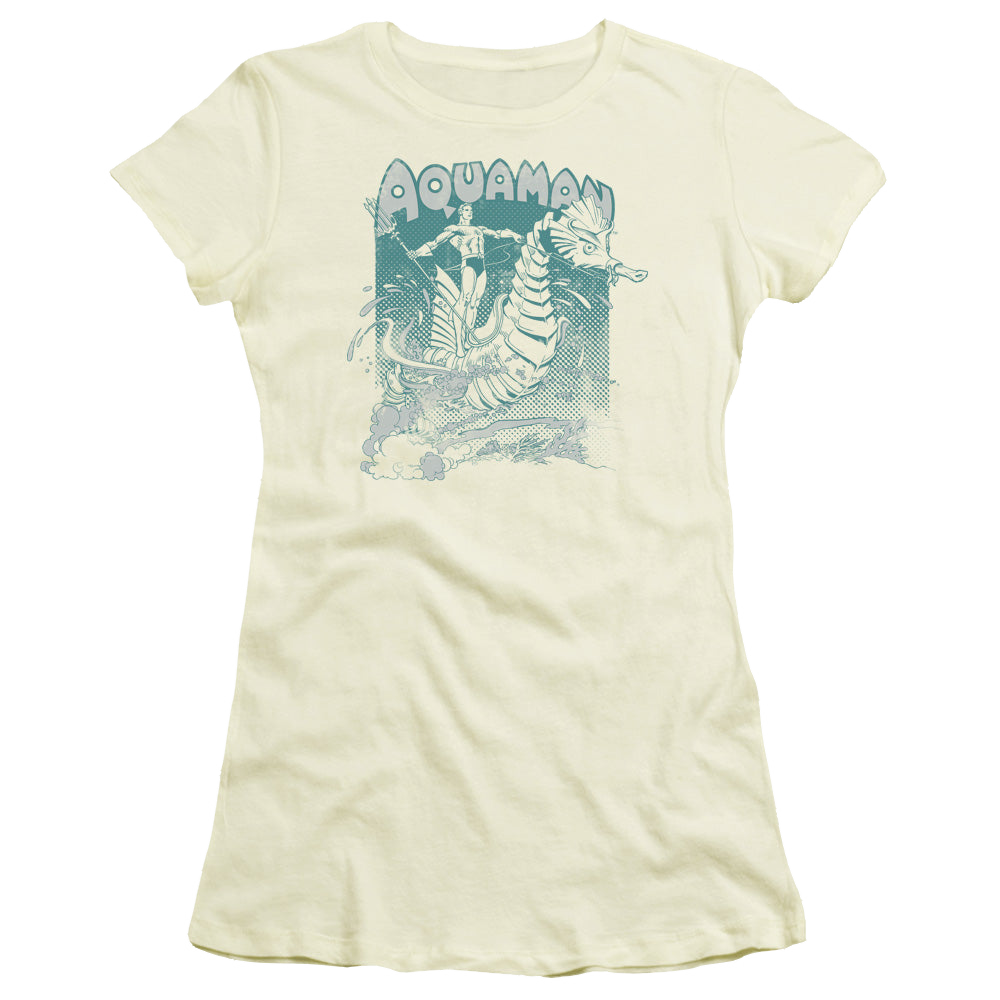 Aquaman Catch A Wave - Juniors T-Shirt Juniors T-Shirt Aquaman