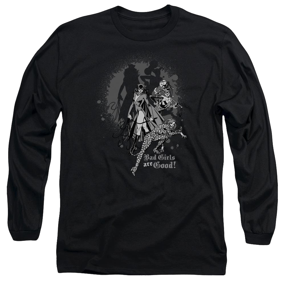 DC Comics Bad Girls Are Good - Men's Long Sleeve T-Shirt Men's Long Sleeve T-Shirt Justice League