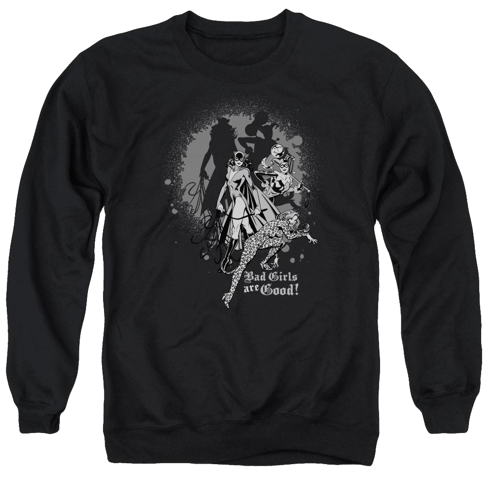 DC Comics Bad Girls Are Good - Men's Crewneck Sweatshirt Men's Crewneck Sweatshirt Justice League