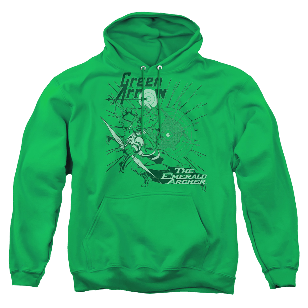 Green Arrow The Emerald Archer - Pullover Hoodie Pullover Hoodie Green Arrow