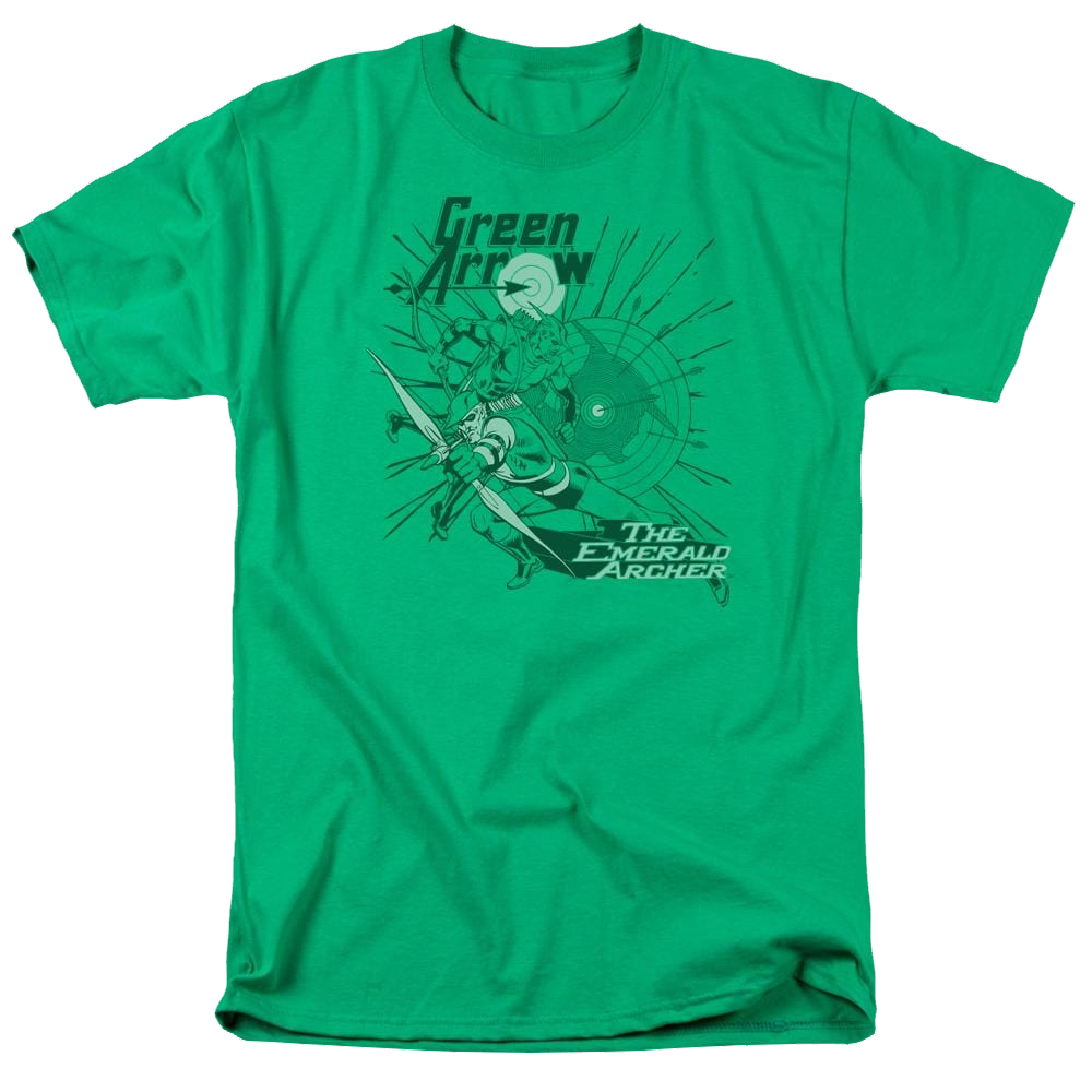 DC Comics The Emerald Archer - Men's Regular Fit T-Shirt Men's Regular Fit T-Shirt Green Arrow