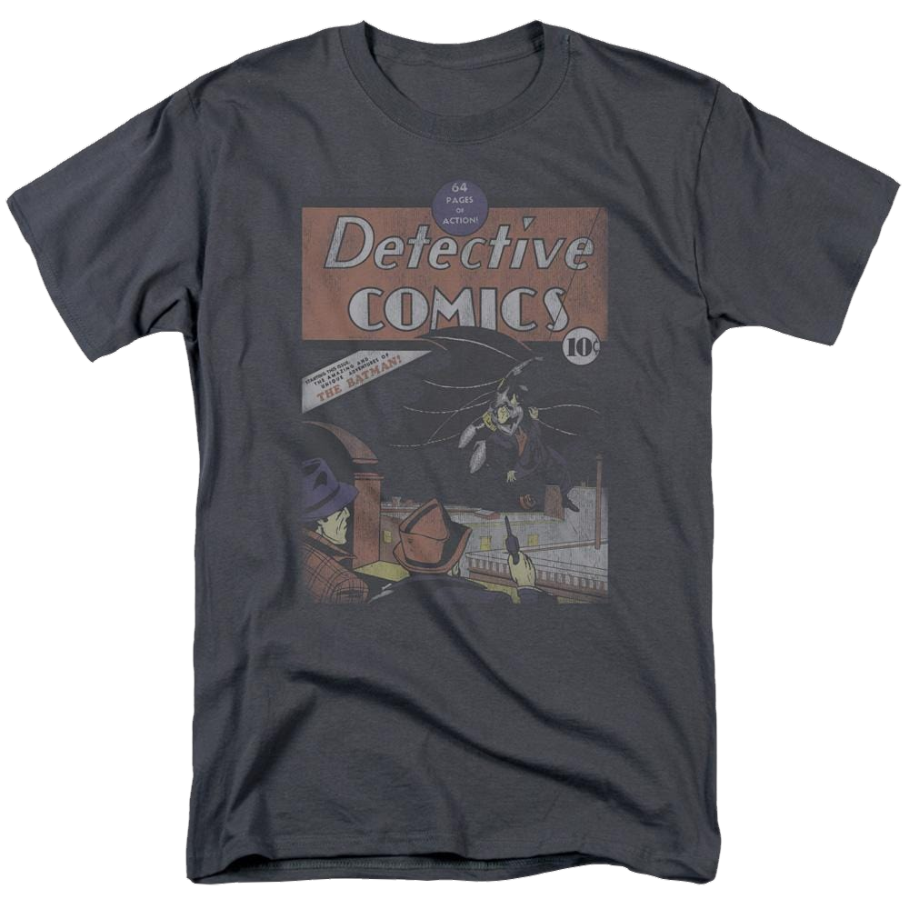 DC Comics Detective #27 Distressed - Men's Regular Fit T-Shirt Men's Regular Fit T-Shirt Superman