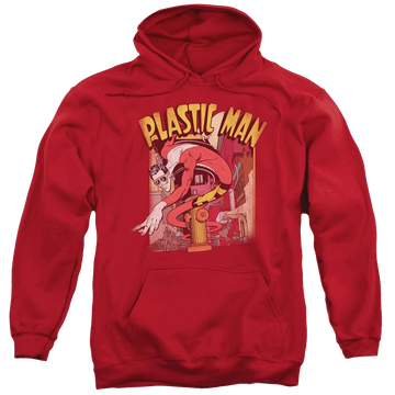 DC Comics Plastic Man Street - Pullover Hoodie Pullover Hoodie Plastic Man