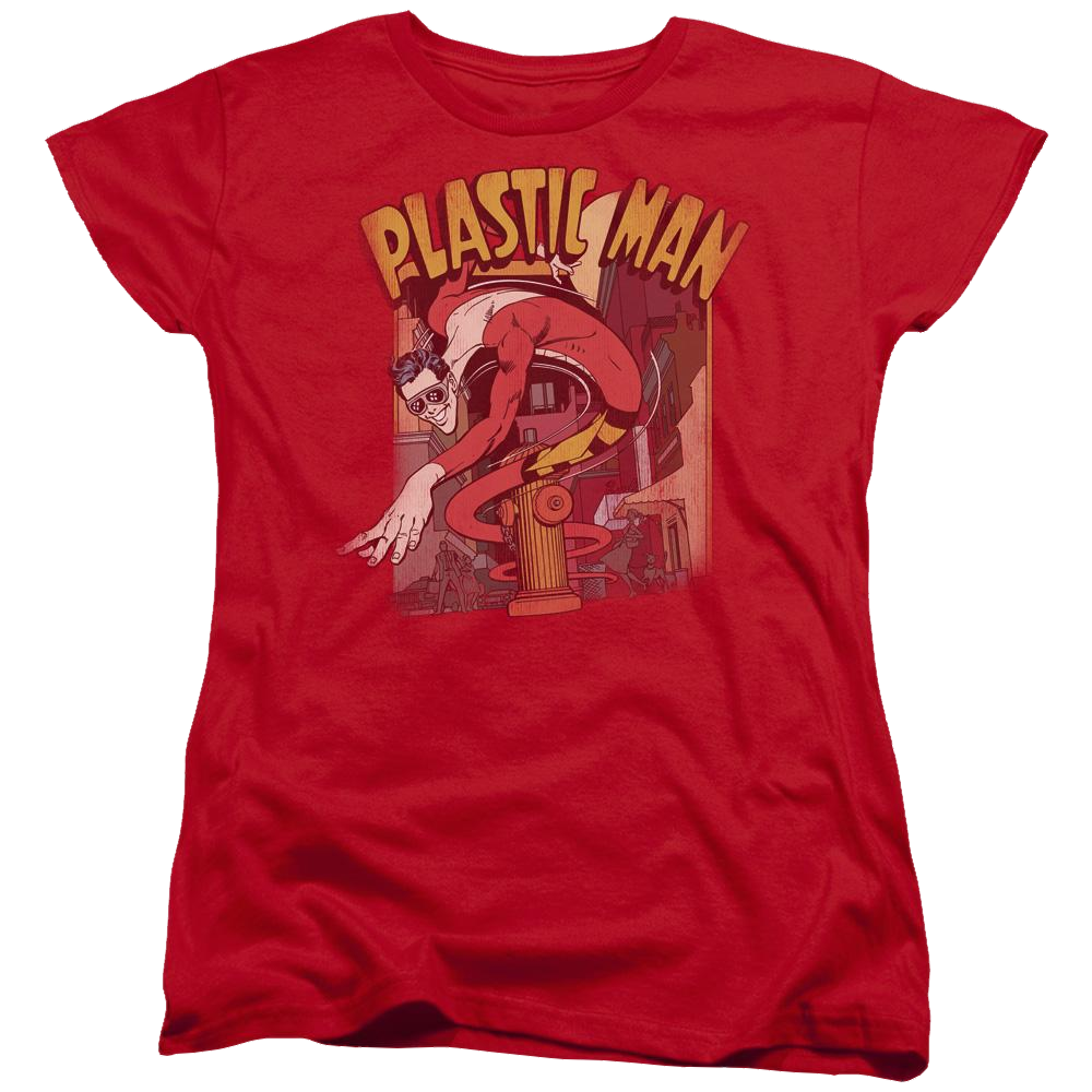 DC Comics Plastic Man Street - Women's T-Shirt Women's T-Shirt Plastic Man