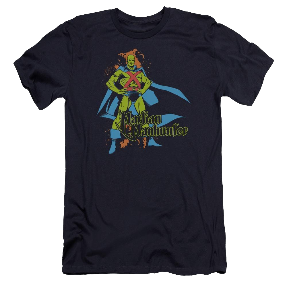 DC Comics Martian Manhunter - Men's Premium Slim Fit T-Shirt Men's Premium Slim Fit T-Shirt Martian Manhunter