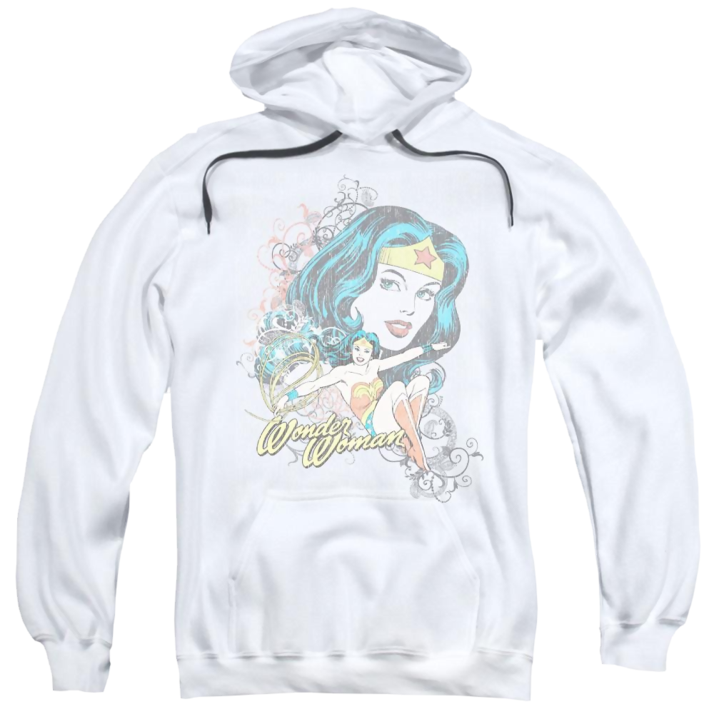 DC Comics Wonder Scroll - Pullover Hoodie Pullover Hoodie Wonder Woman