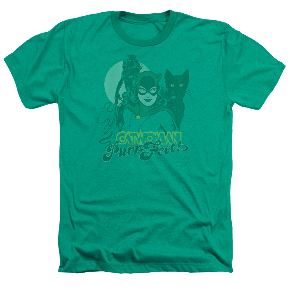 Catwoman Perrfect! - Men's Heather T-Shirt Men's Heather T-Shirt Catwoman