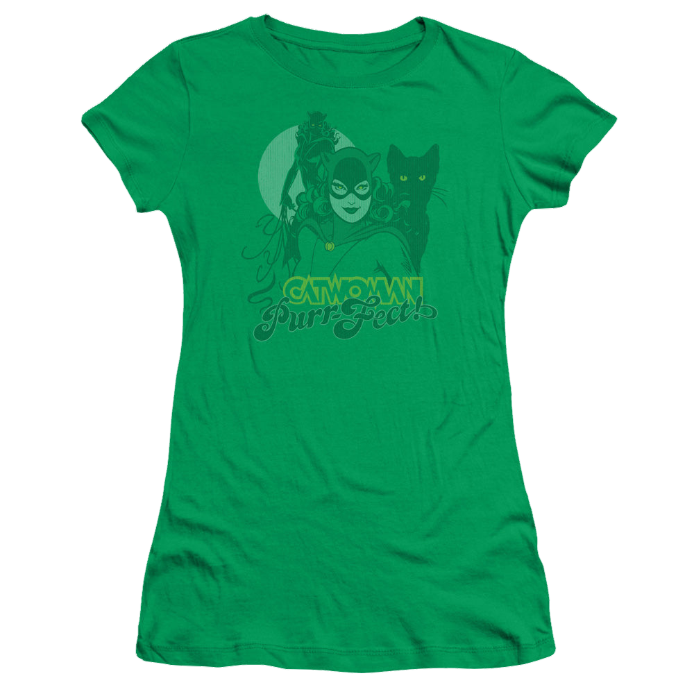 Catwoman Perrfect! - Juniors T-Shirt Juniors T-Shirt Catwoman