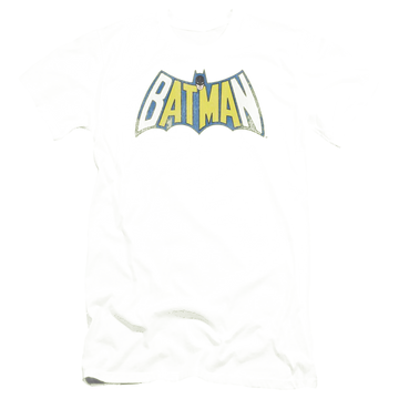 Navy men's premium slim fit t-shirt with DC Comics Classic Batman Logo graphic