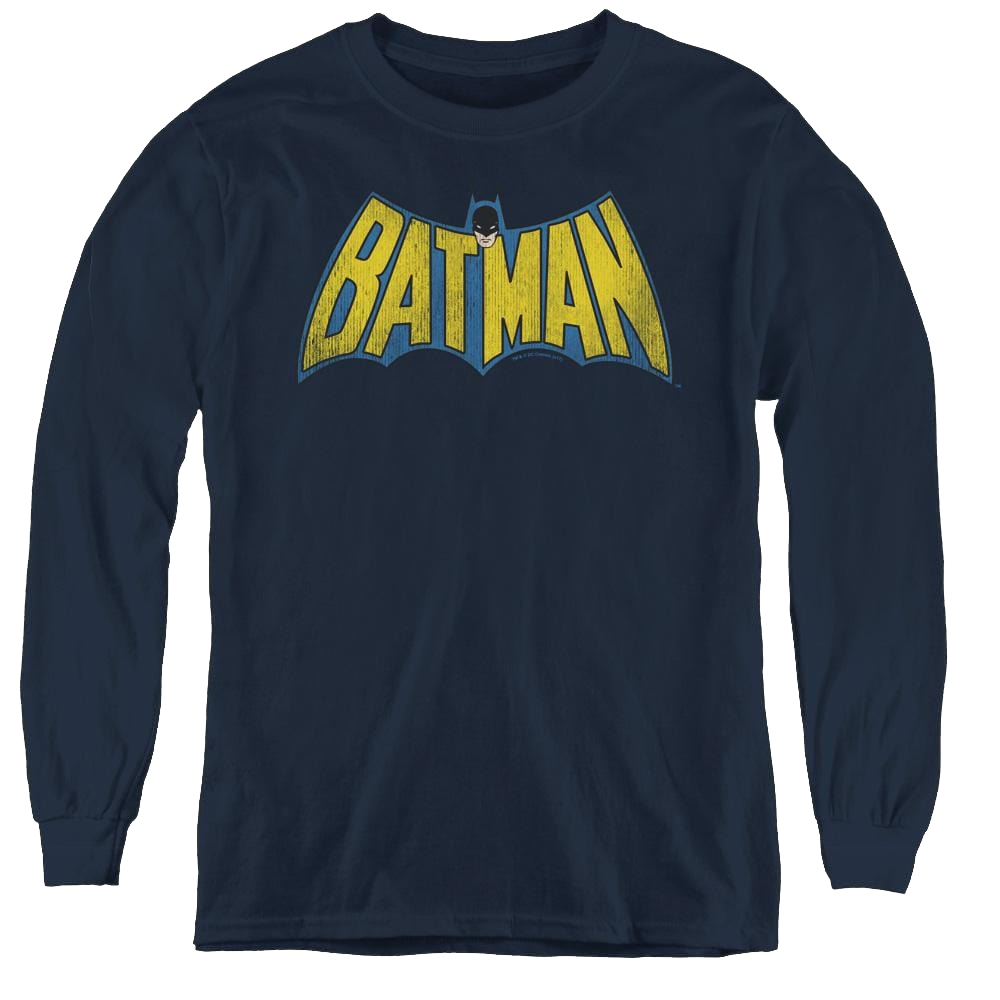 Dc Batman Classic Batman Logo - Youth Long Sleeve T-Shirt Youth Long Sleeve T-Shirt Batman