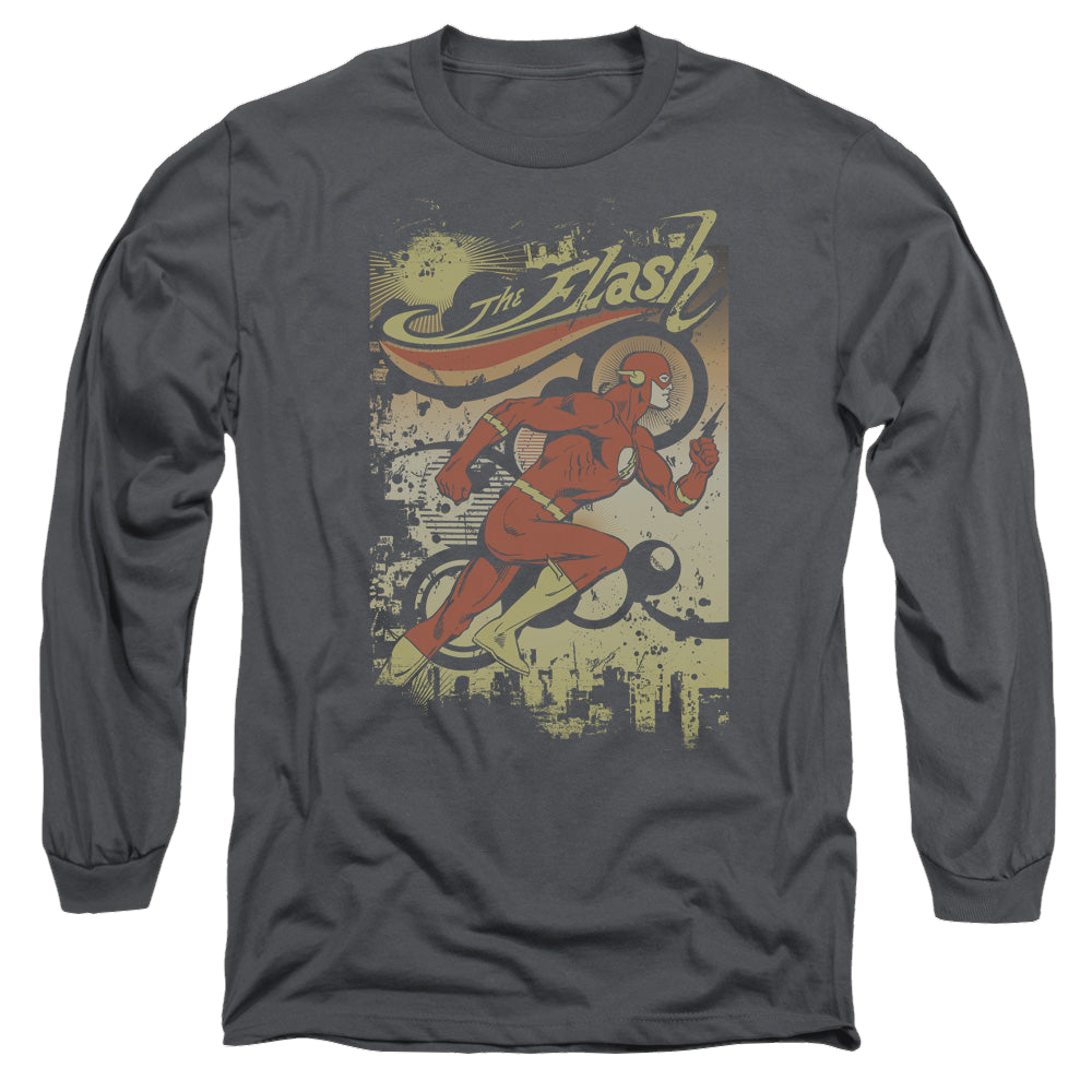 Flash, The Just Passing Through - Men's Long Sleeve T-Shirt Men's Long Sleeve T-Shirt The Flash